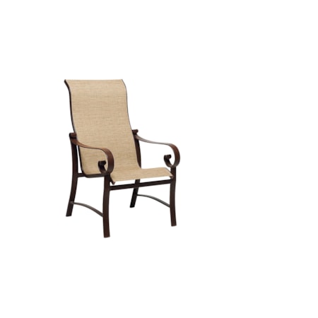 Sling High-Back Dining Armchair