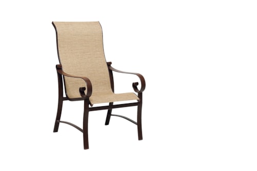 Belden Sling High-Back Dining Armchair