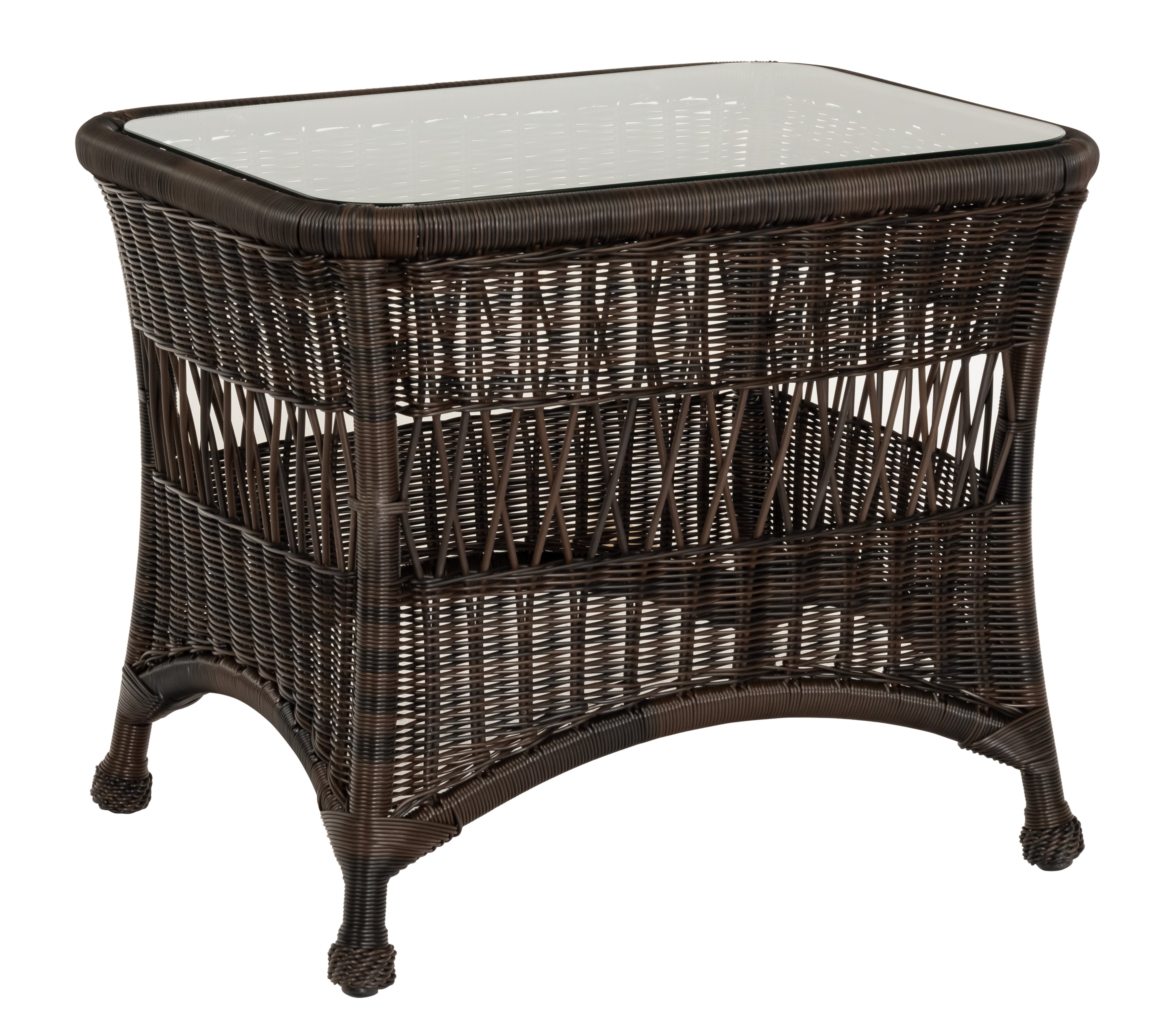 Side Table w/Glass Top