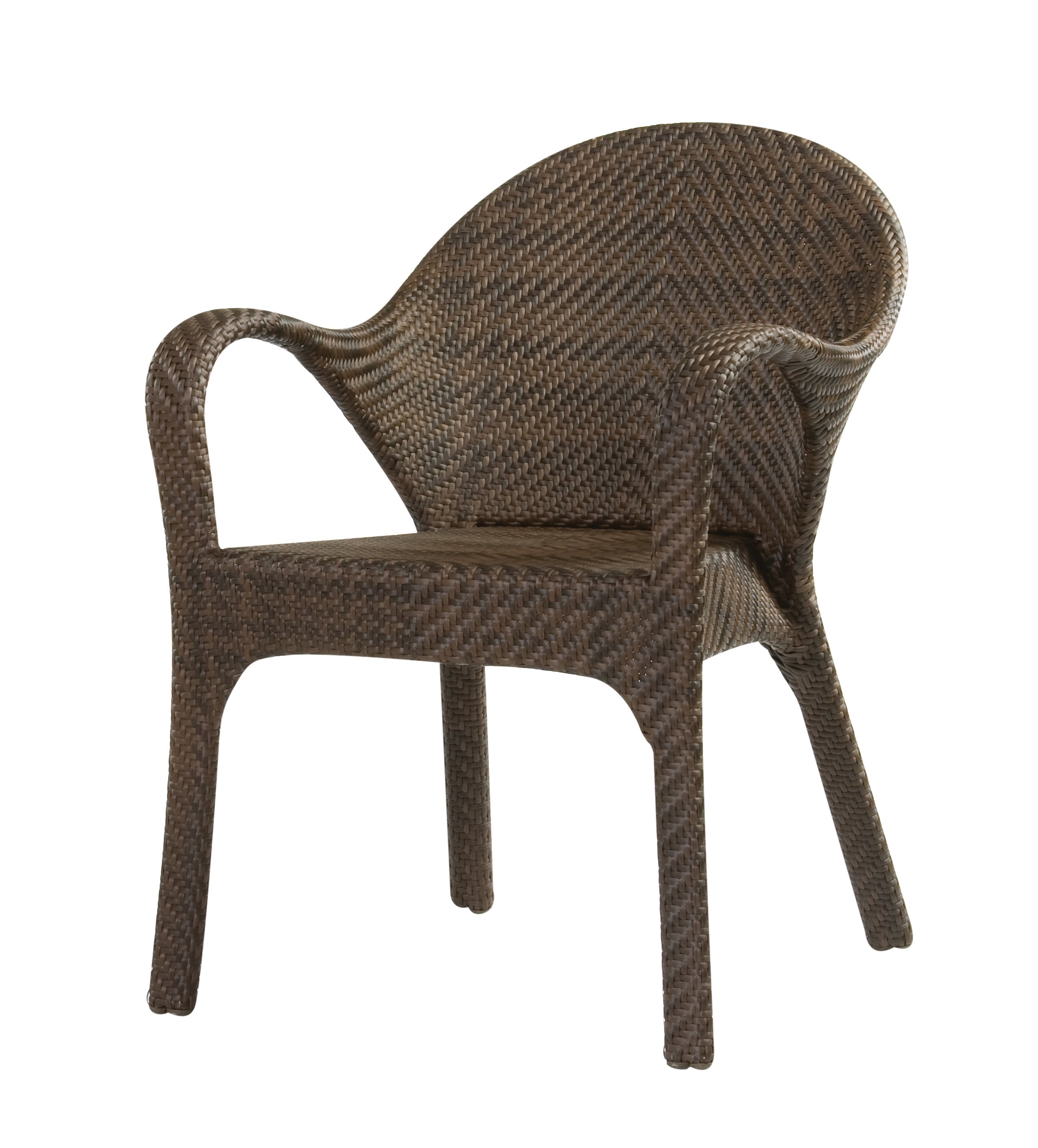 Bali Small Dining Chair - Coffee Weave Only