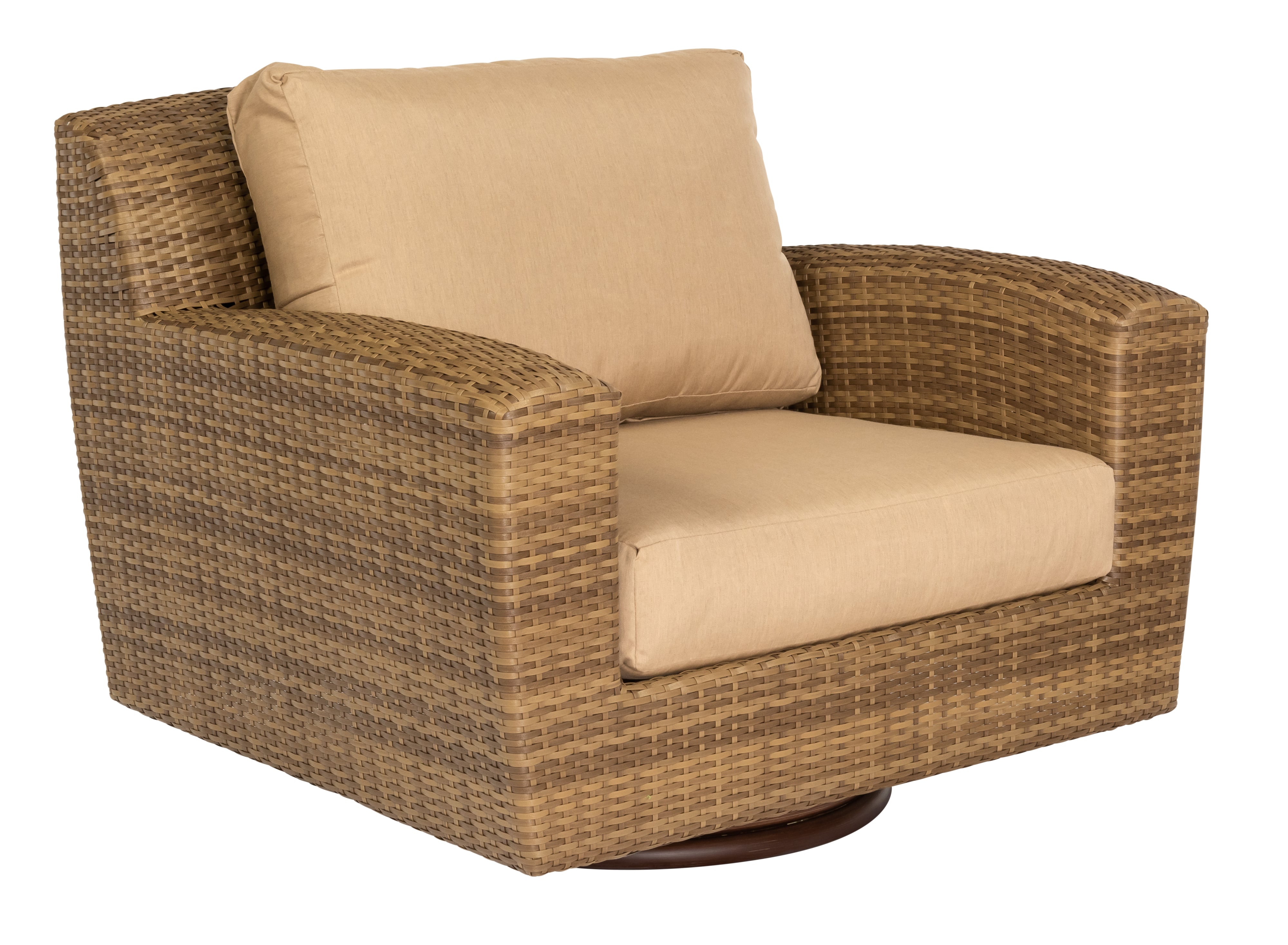 Woodard Saddleback Swivel Lounge Chair