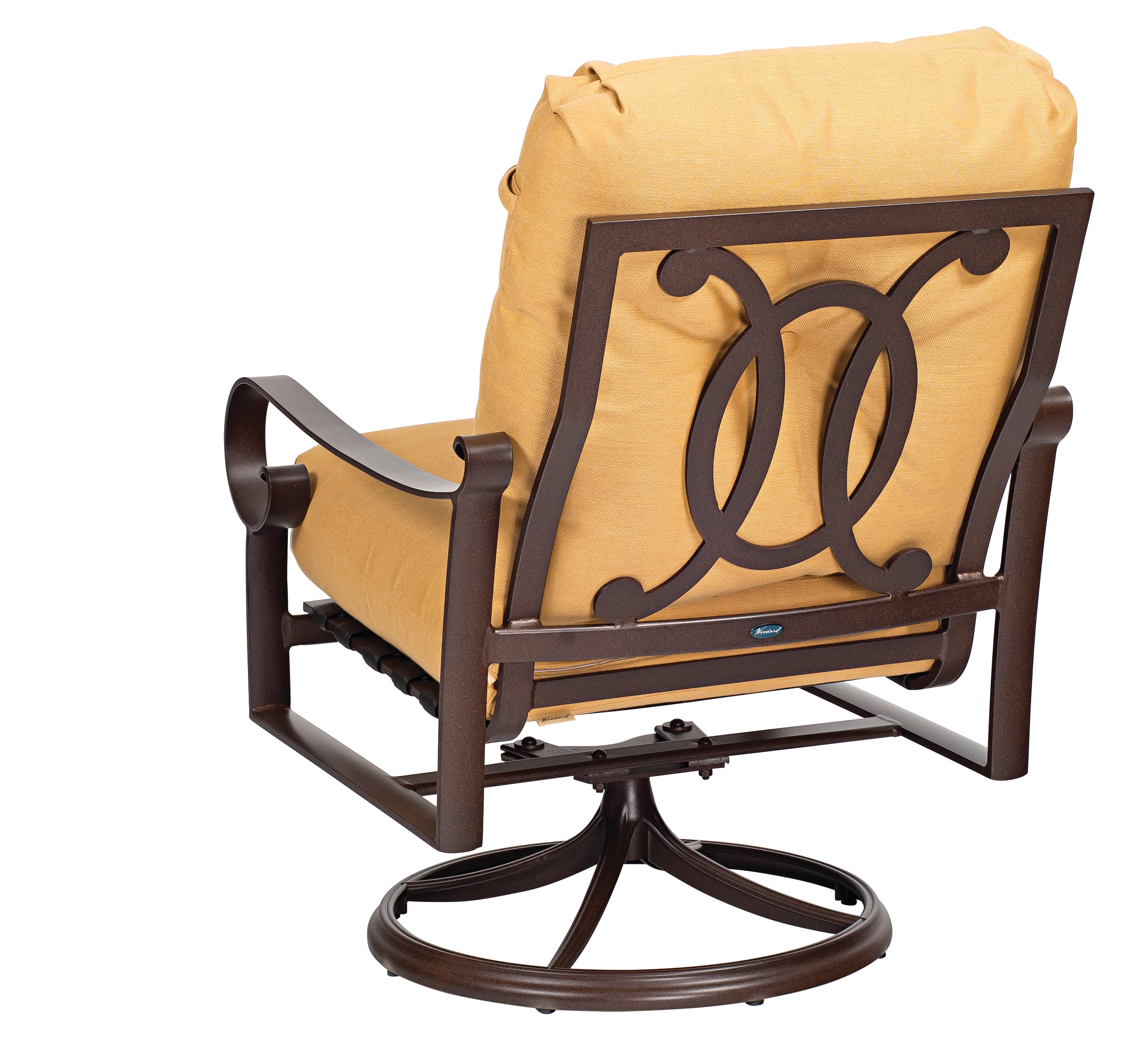 Woodard Belden Cushion Swivel Rocking Lounge Chair