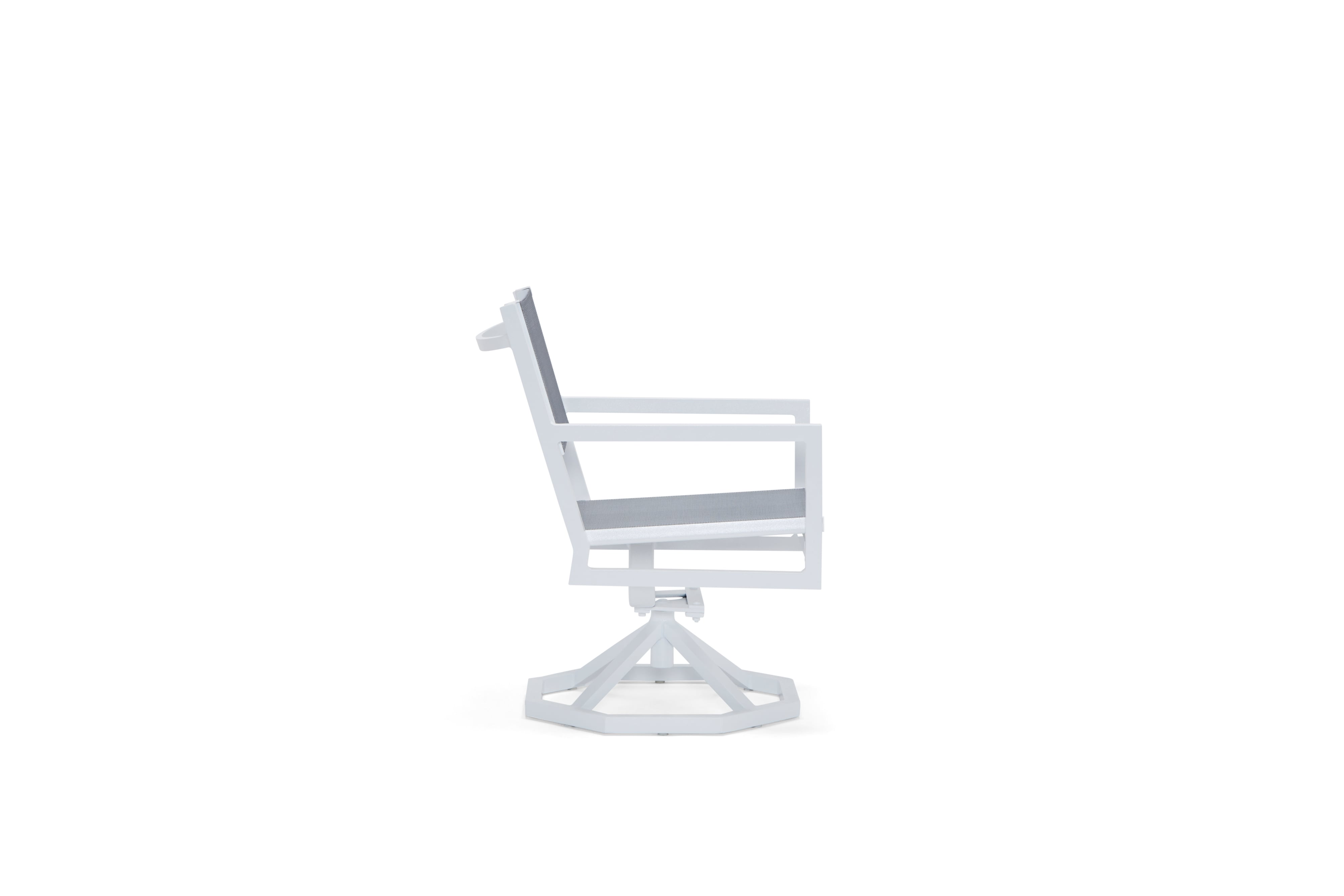 Sling Swivel Rocking Dining Chair