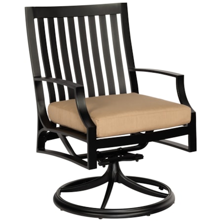 Swivel Dining Arm Chair