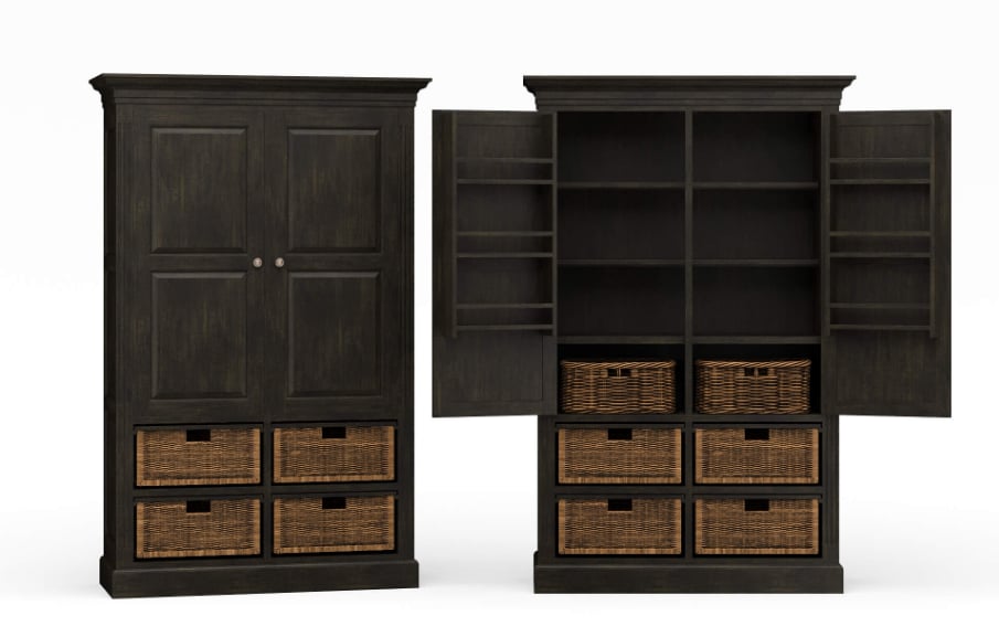 Bramble 26911BLWRDRW Sonoma Storage with Baskets Esprit