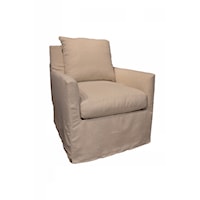 Slipcover Swivel Glider Chair