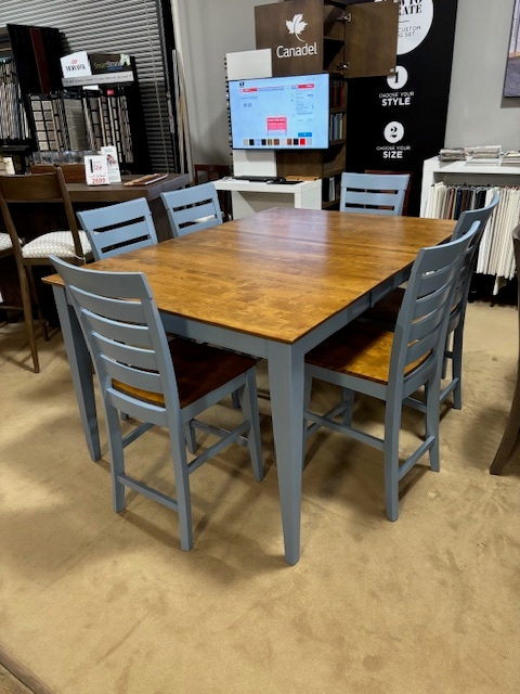 Canadel Gourmet - Custom Dining Coastal Counter Height Dining Set