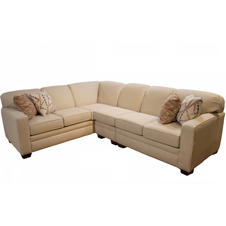 3 Piece Transitional Sectional