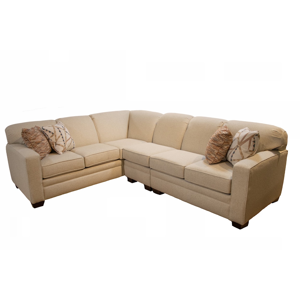 England 6000 Series 3 Piece Transitional Sectional