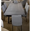 Amisco Linea 7 Piece Dining Set with Upholstered Chairs