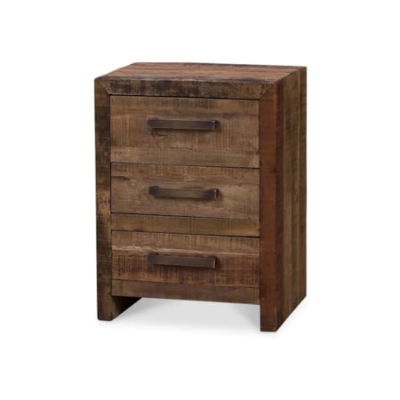 Tuscan 3 Drawer End Table