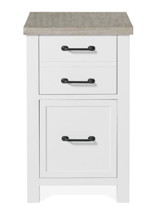 Writing Desk with 2 File Cabinets