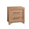 Vaughan Bassett Crafted Cherry - Bleached 2-Drawer Nightstand
