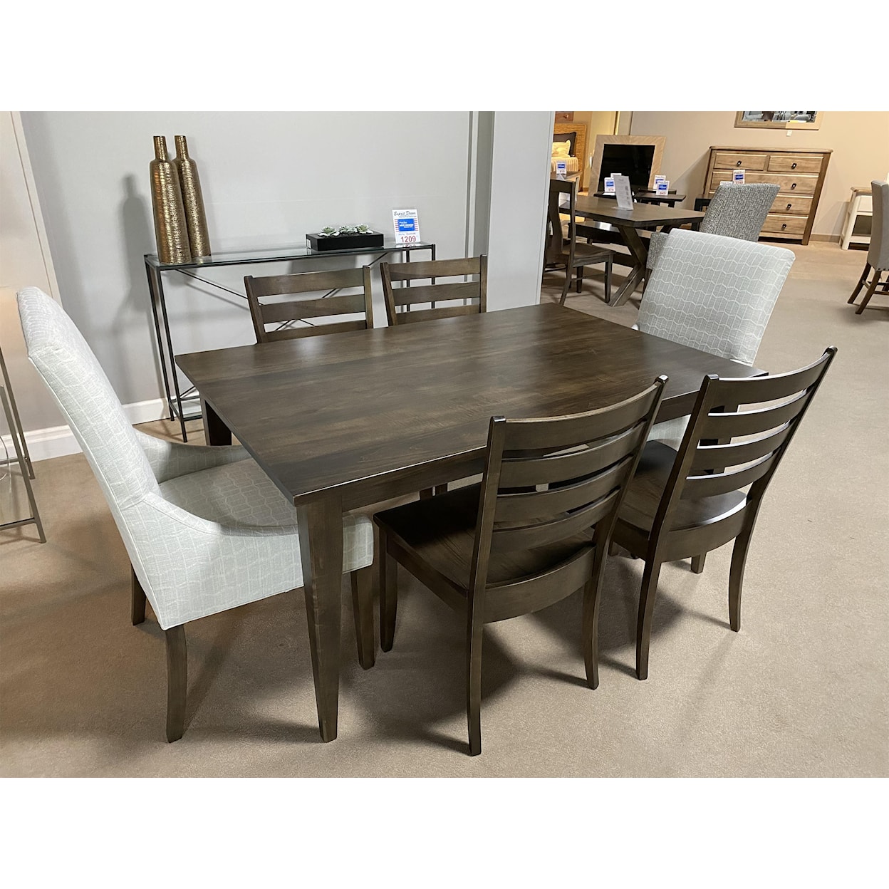 Bassett BenchMade Customizable 7 Piece Dining Set