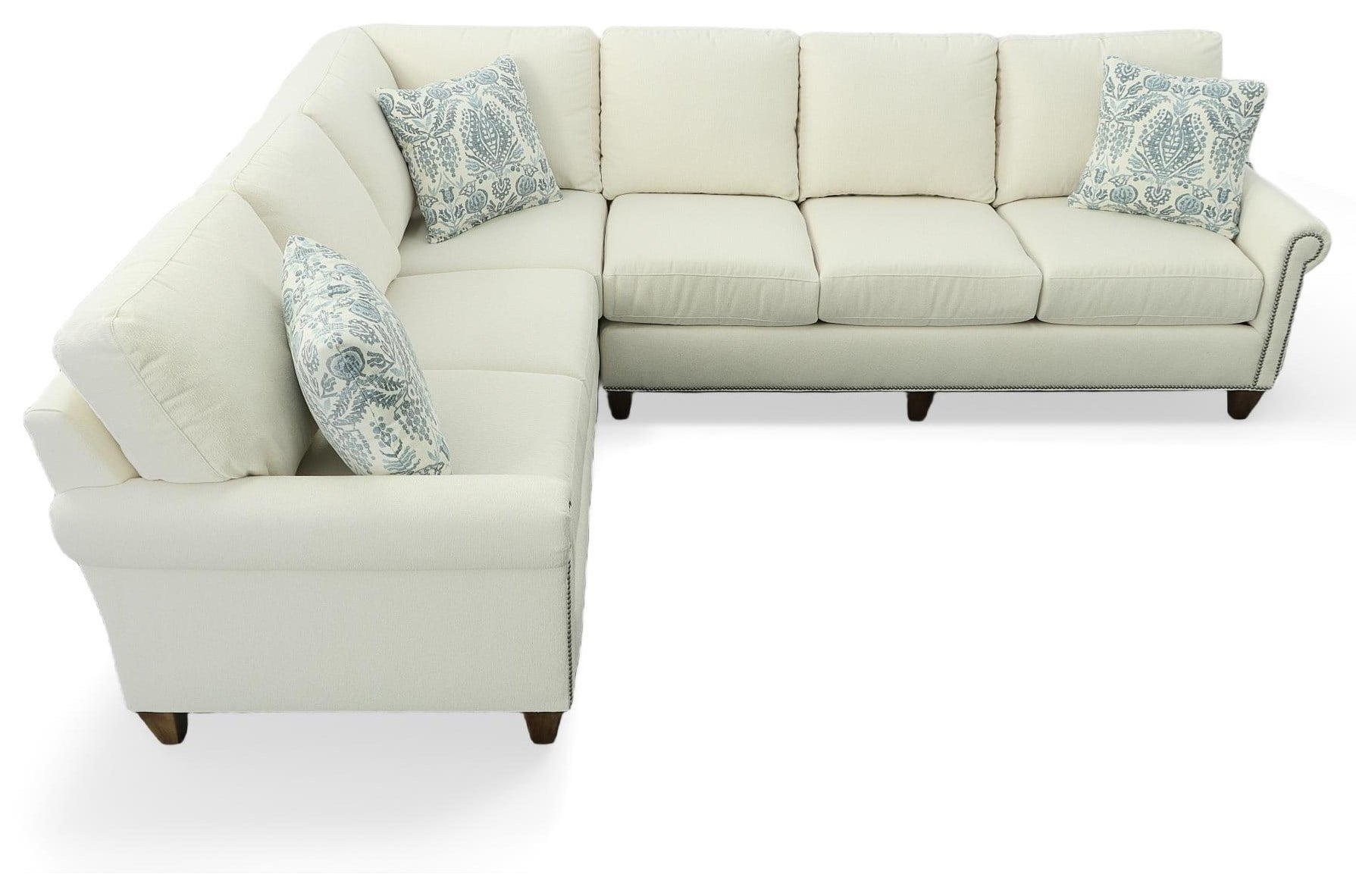 Bassett Custom Upholstery C000-61/66SF6432-0 Customizable Sectional ...