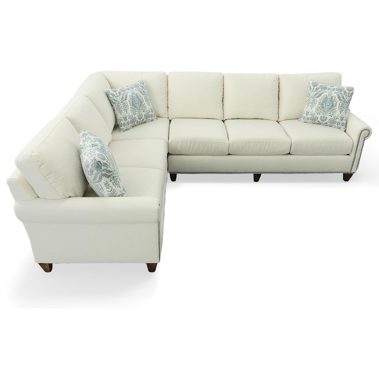 Bassett Custom Upholstery Custom Upholstered Sectional