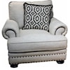 Bernhardt Foster  Upholstered Chair and Ottoman