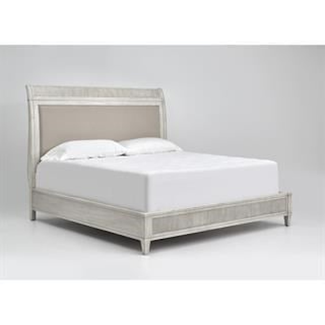 Esprit Decor Home Collection Pacific Collection Upholstered Sleigh Bed