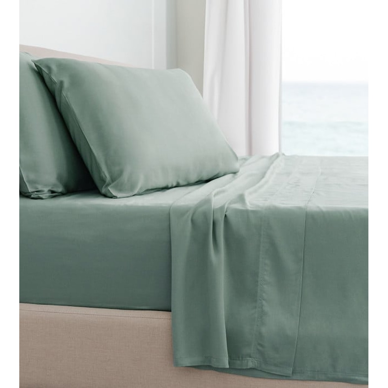 Cariloha Classic Bamboo Bed Sheet Set Set of Standard Pillowcases in Tahitian