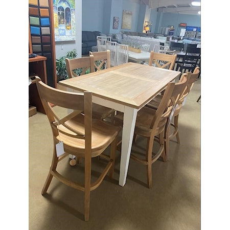 Summerville Counter Table with 6 Stools