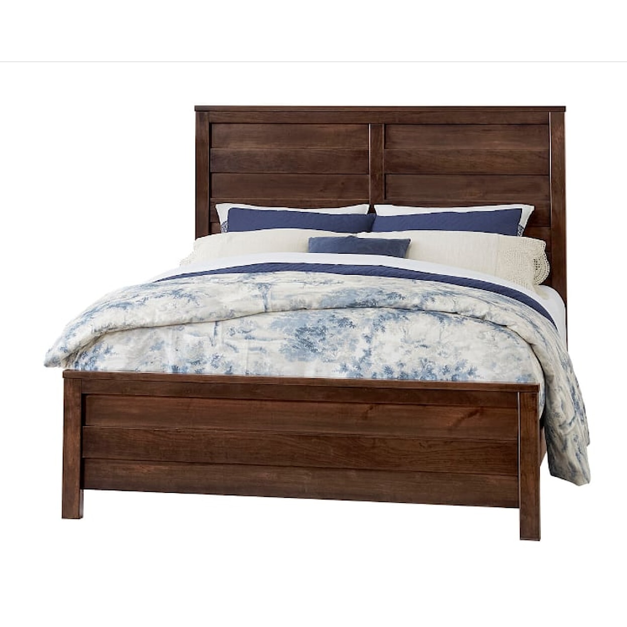 Vaughan Bassett 817-Lancaster County-Amish Walnut Queen Casual Bed