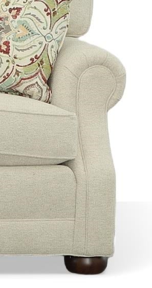 Traditional 3 Cushion Sofa