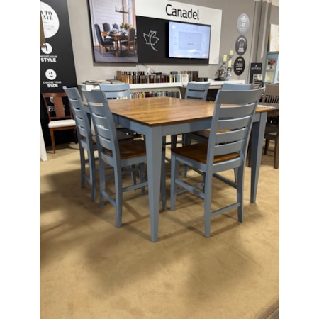 Coastal Counter Height Dining Set