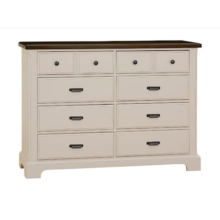 Two-Tone Dresser/Mirror