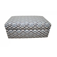 Living Room Storage Ottoman with Casual Style