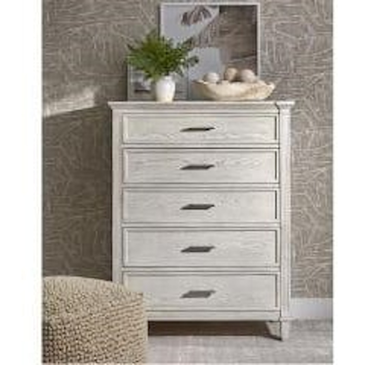 Esprit Decor Home Collection Pacific Collection 5 Drawer Chest