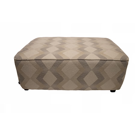 Large Rectangular Ottoman with Casters