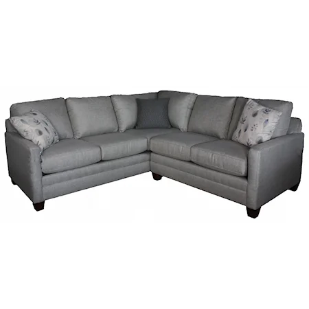 2 Piece Sectional with Thin Track Arms