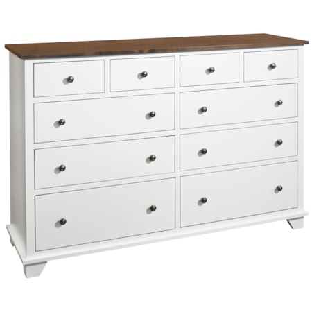 Archbold Furniture Portland 51101DSW-AP 10 Drawer Coastal Dresser | Esprit Decor Home Furnishings | Dressers Archbold Furniture Portland 51101DSW-AP 10 Drawer Coastal Dresser | Esprit Decor Home Furnishings | Dressers