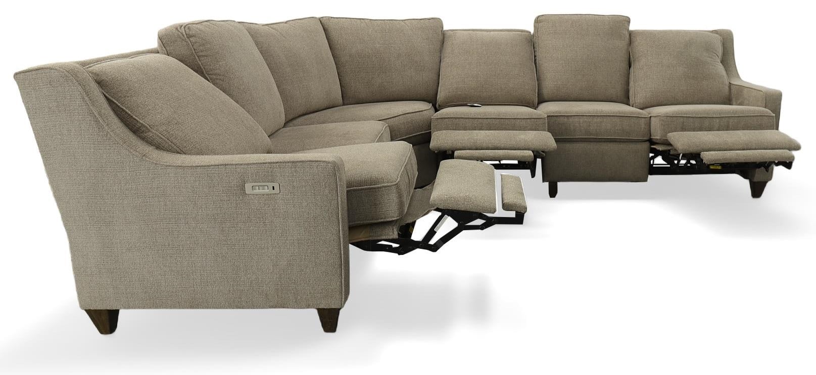 4 Piece Reclining Sectional