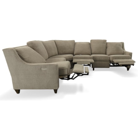 4 Piece Reclining Sectional