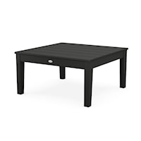 Newport 36" Square Cocktail Table in Black