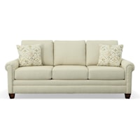 Customizable 3 Seat Sofa with Panel Arms