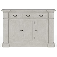 3 Drawer Narrow Sideboard Finished in Harbor Grey