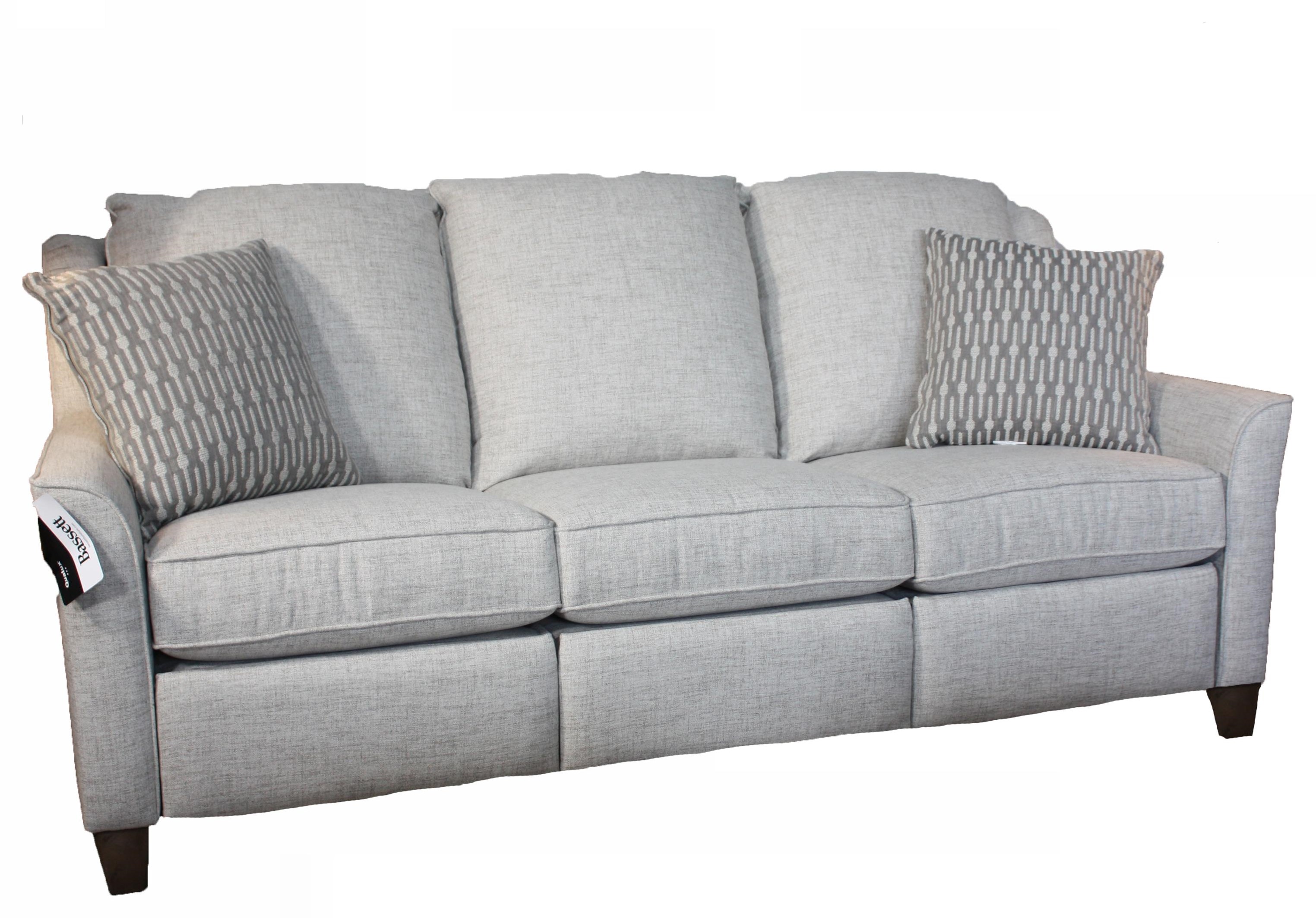 Bassett Magnificent Motion M000-72M Power Reclining 3 Seat Sofa ...