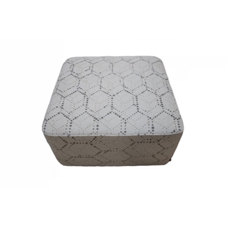 Medium Square Ottoman with 1&quot; Rotables