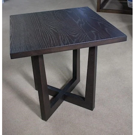Benchmade Oak Square End Table