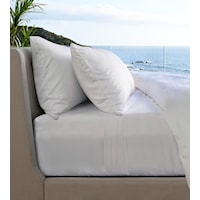 King Resort Bamboo Bed Sheets in White