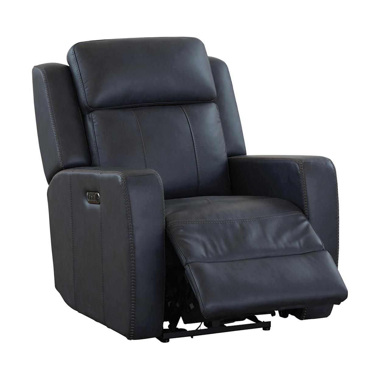 Bassett Club Level-Norwood Power Recliner with Power Headrest