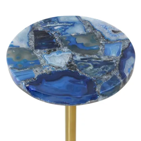 Blue Agate Drink Table