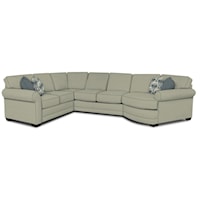 5 Seat Sectional Sofa with Cuddler