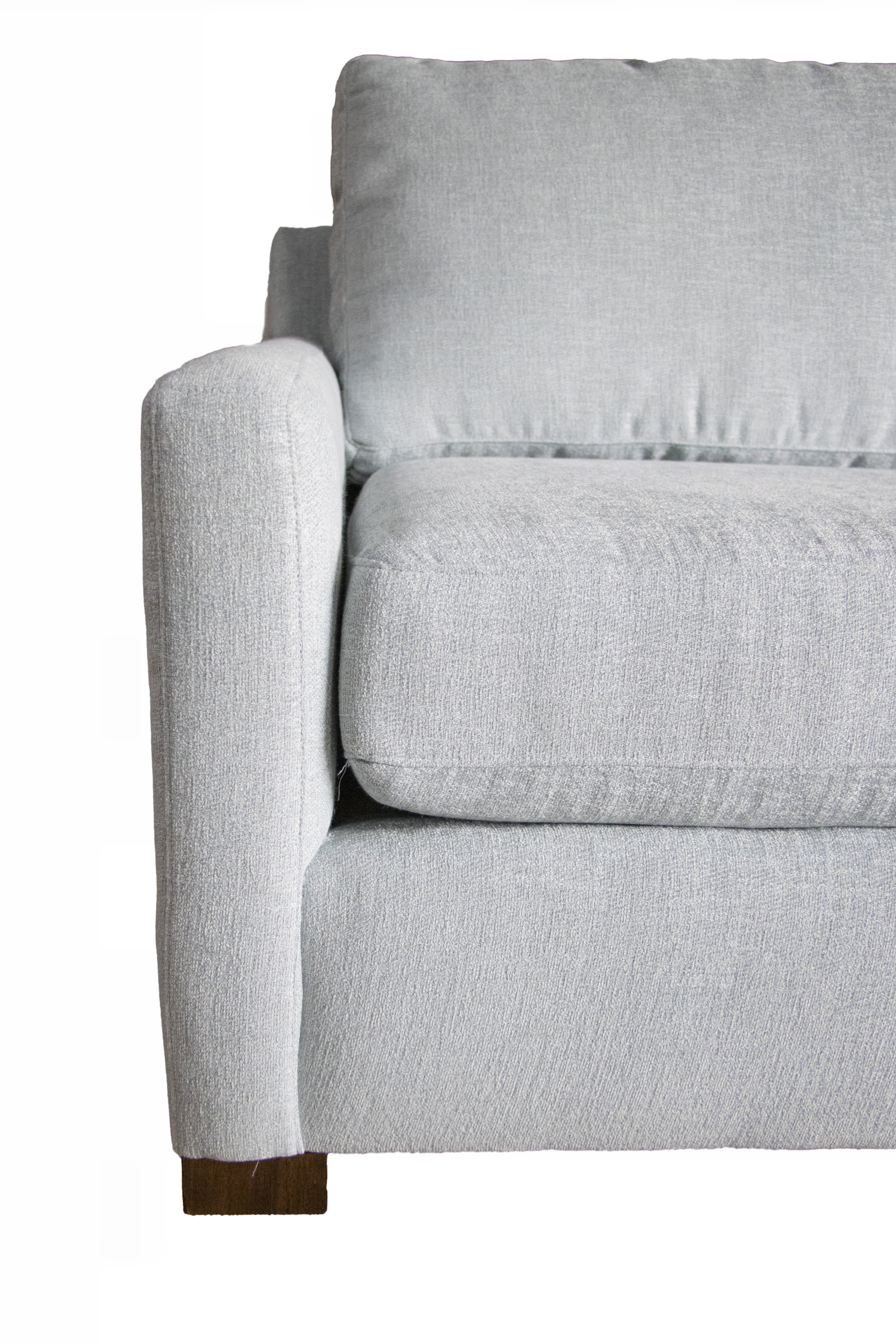 Modern Style Sectional with Thin Track Arms