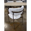 Amisco Gemma/Wyatt Oval Dining Table w/ Pedestal Base & 6 Sides
