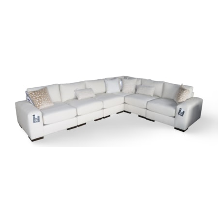 6 Piece Contemporary Sectional