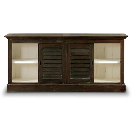 Shutter Sliding Door Media Unit