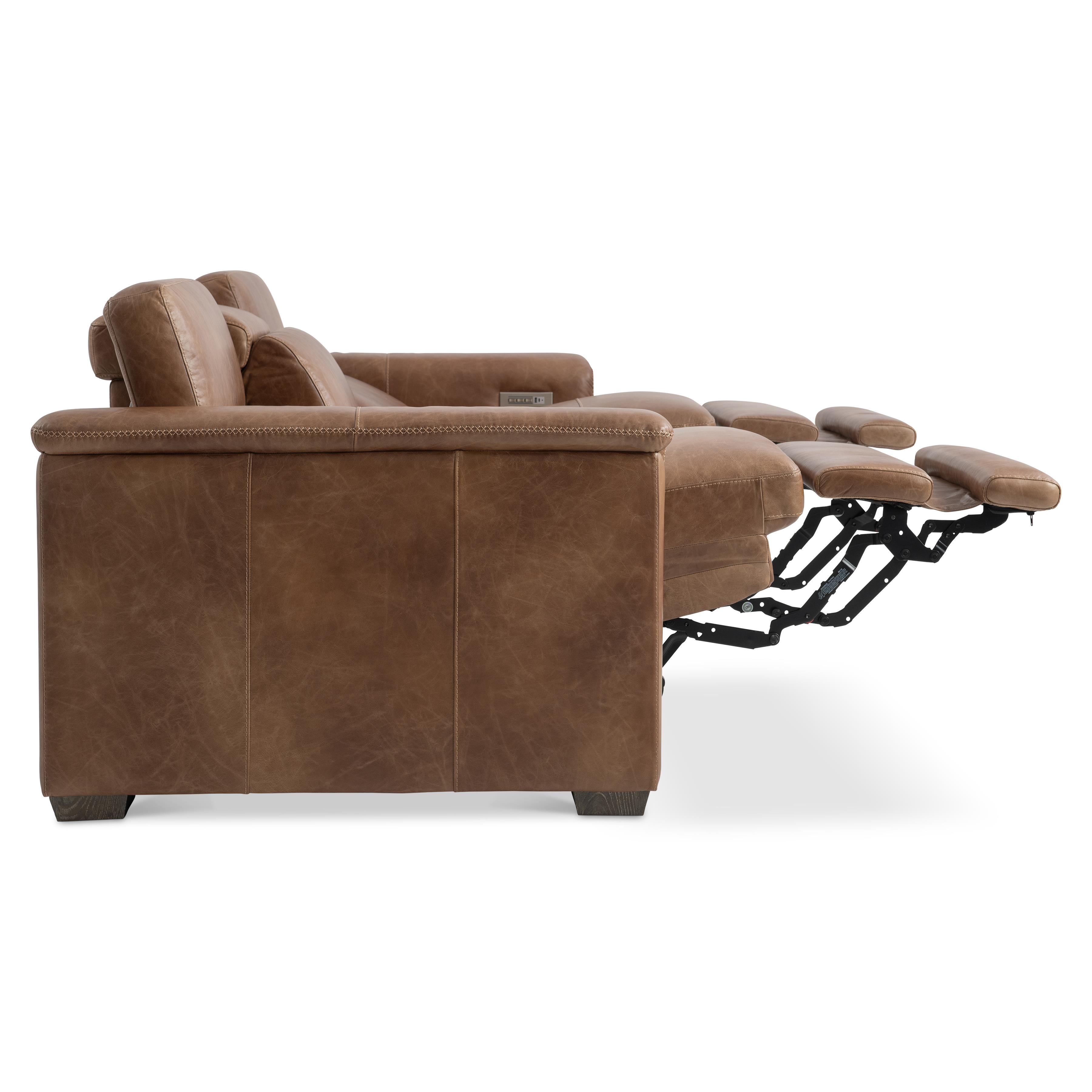 Bernhardt Lioni Contemporary Power Reclining Sofa